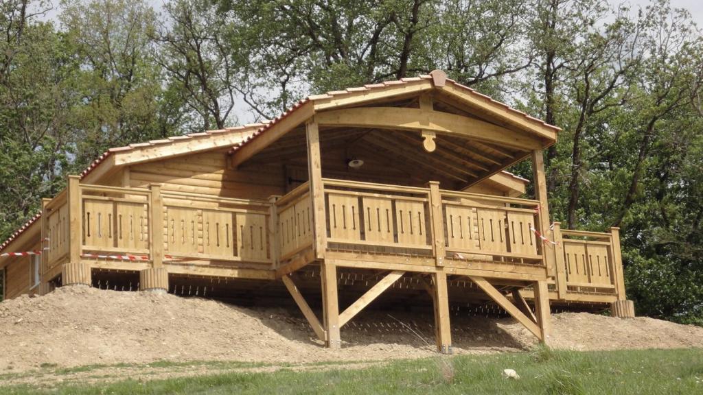 Chalet Domaine De Combe Ramond Hotel Veilhes Стая снимка